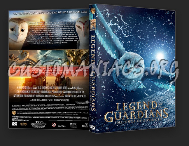 Legend Of The Guardians The Owls Of Ga'Hoole blu-ray label