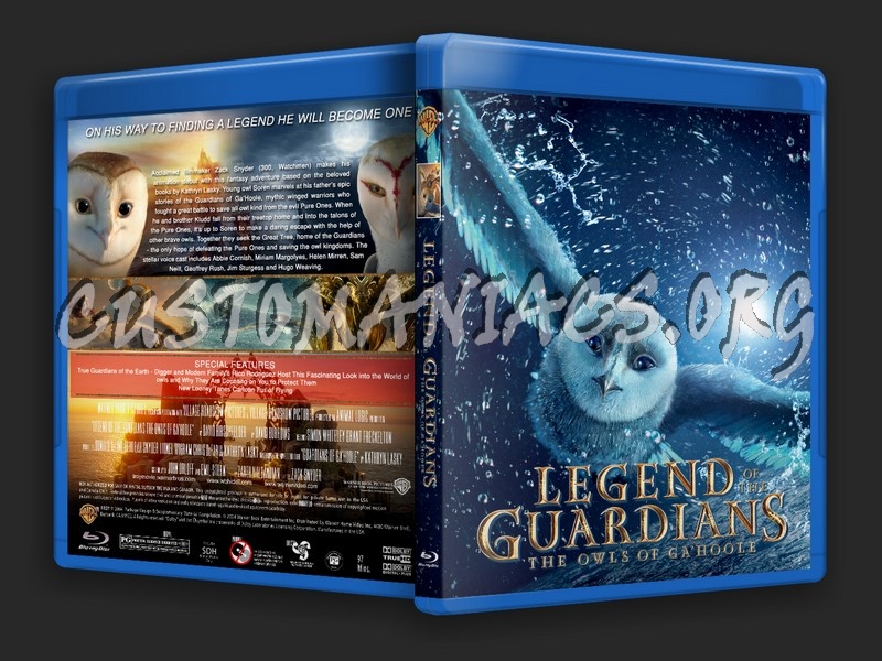 Legend Of The Guardians The Owls Of Ga'Hoole blu-ray cover