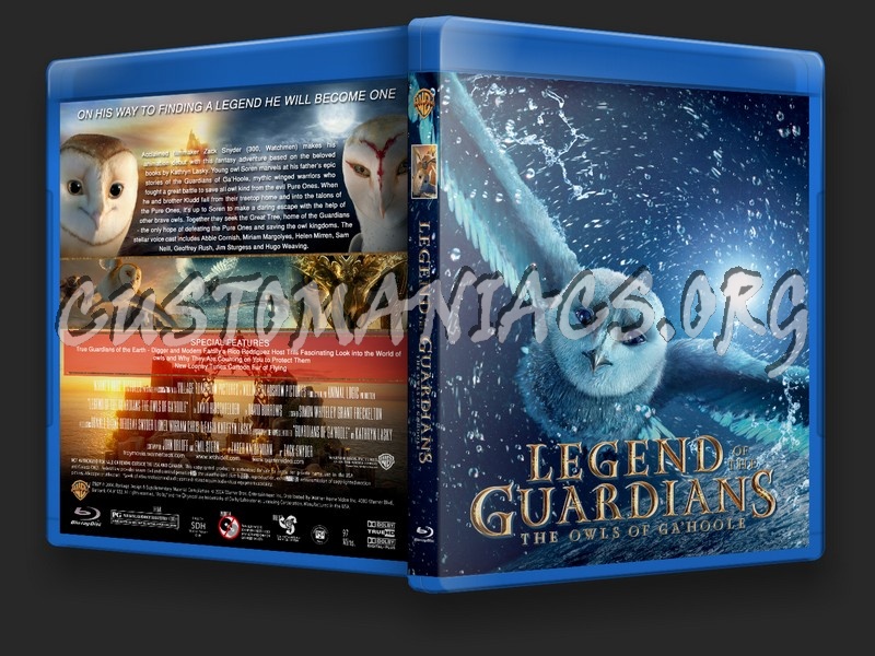 Legend Of The Guardians The Owls Of Ga'Hoole blu-ray cover