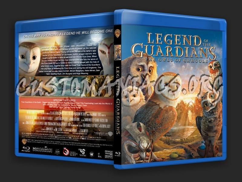 Legend Of The Guardians The Owls Of Ga'Hoole blu-ray cover