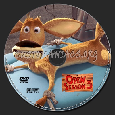 Open Season 3 dvd label