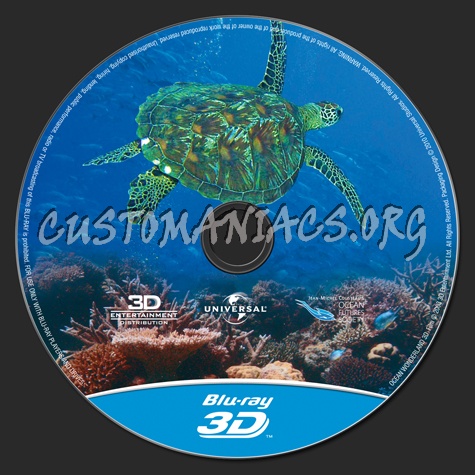 Imax Ocean Wonderland 3D blu-ray label