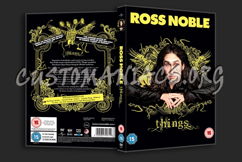 Ross Noble Things dvd cover