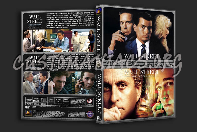 Wall Street / Wall Street: Money Never Sleeps Double dvd cover