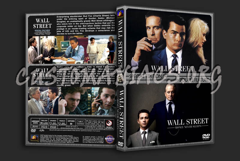 Wall Street / Wall Street: Money Never Sleeps Double dvd cover
