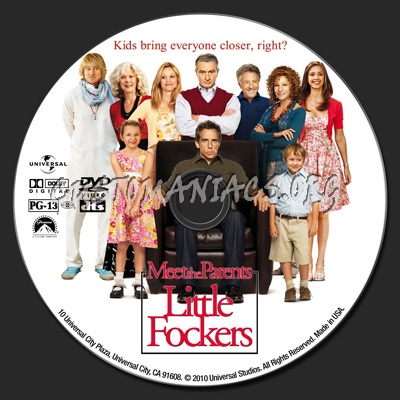 Meet the Parents - Little Fockers dvd label