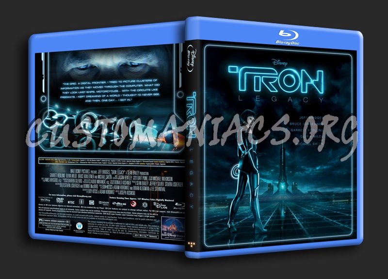 Tron: Legacy blu-ray cover