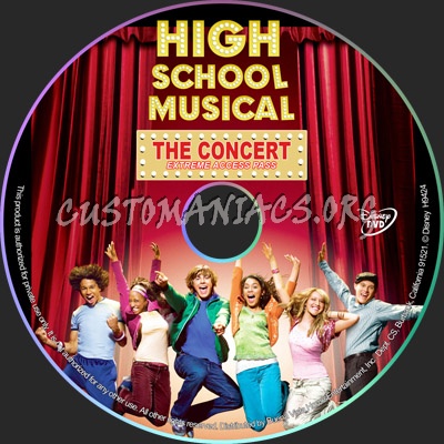 High School Musical dvd label