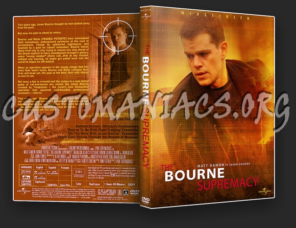 The Bourne Trilogy dvd cover