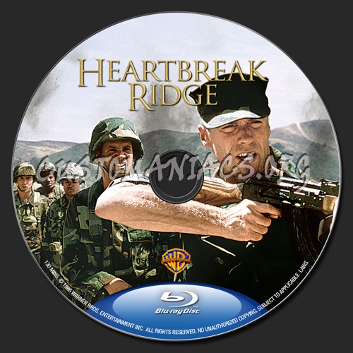 Heartbreak Ridge blu-ray label