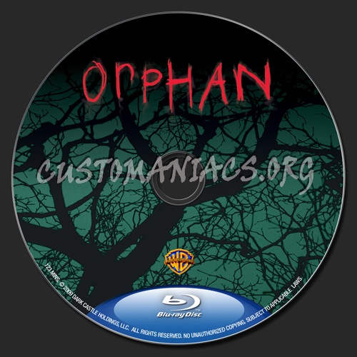 Orphan blu-ray label