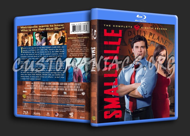 Smallville Season 8 blu-ray cover