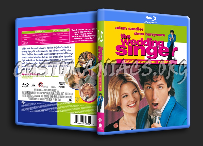 The Wedding Singer blu-ray cover