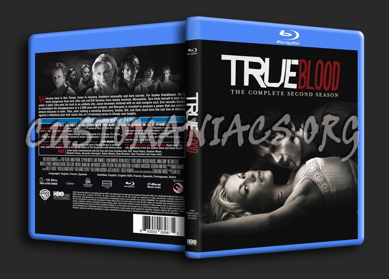True Blood Season 2 blu-ray cover