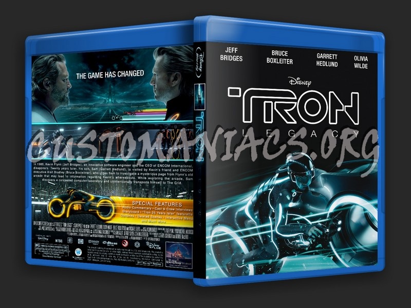 Tron Legacy blu-ray cover