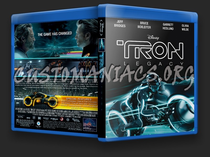 Tron Legacy blu-ray cover