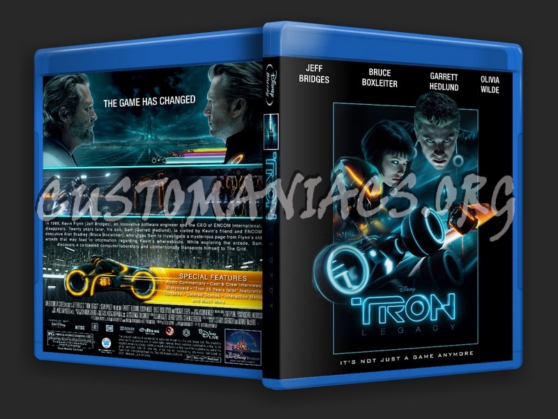 Tron Legacy blu-ray cover