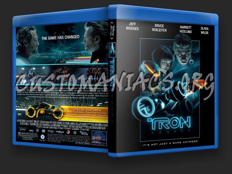 Tron Legacy blu-ray cover