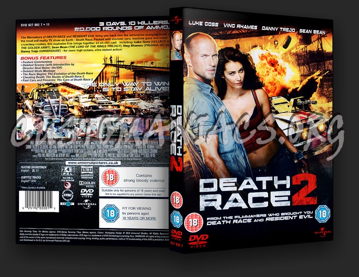 Death Race 2 dvd cover