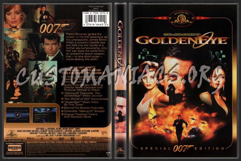 James Bond: Goldeneye dvd cover