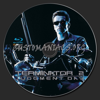 Terminator 2 Judgment Day blu-ray label