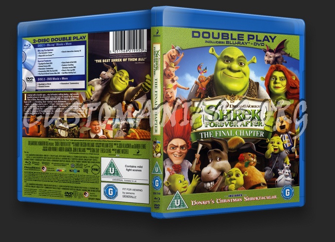 Shrek Forever After: The Final Chapter blu-ray cover