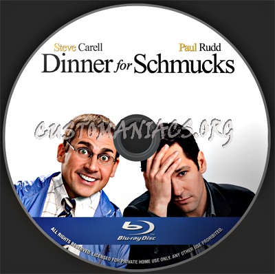 Dinner For Schmucks blu-ray label