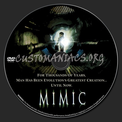 Mimic dvd label