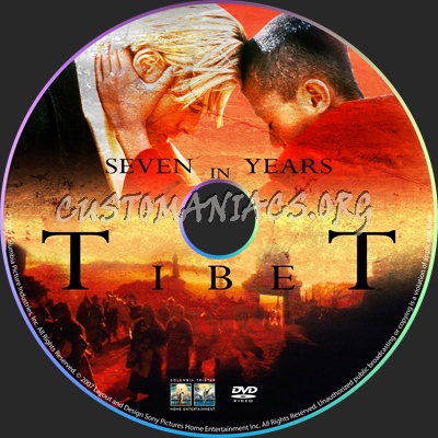 Seven Years In Tibet dvd label