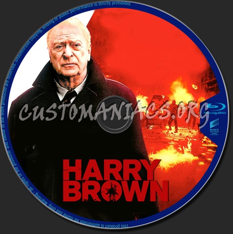Harry Brown blu-ray label