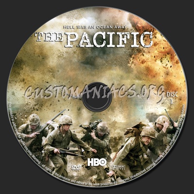 The Pacific - Season One dvd label