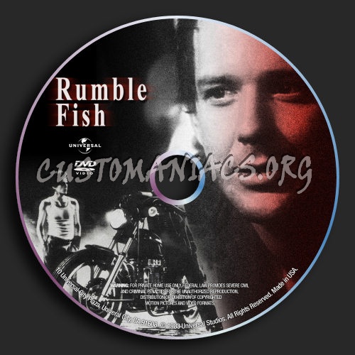 Rumblefish dvd label