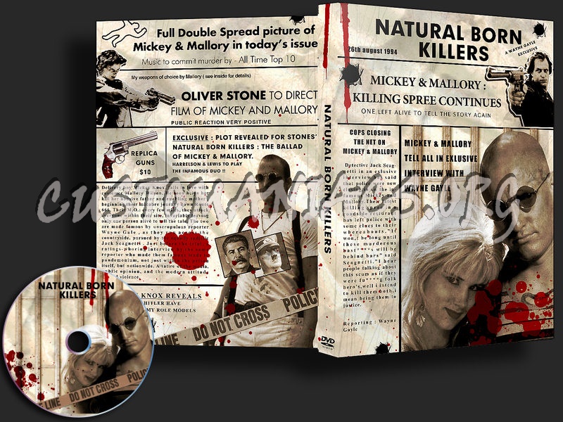 Natural Born Killers dvd cover
