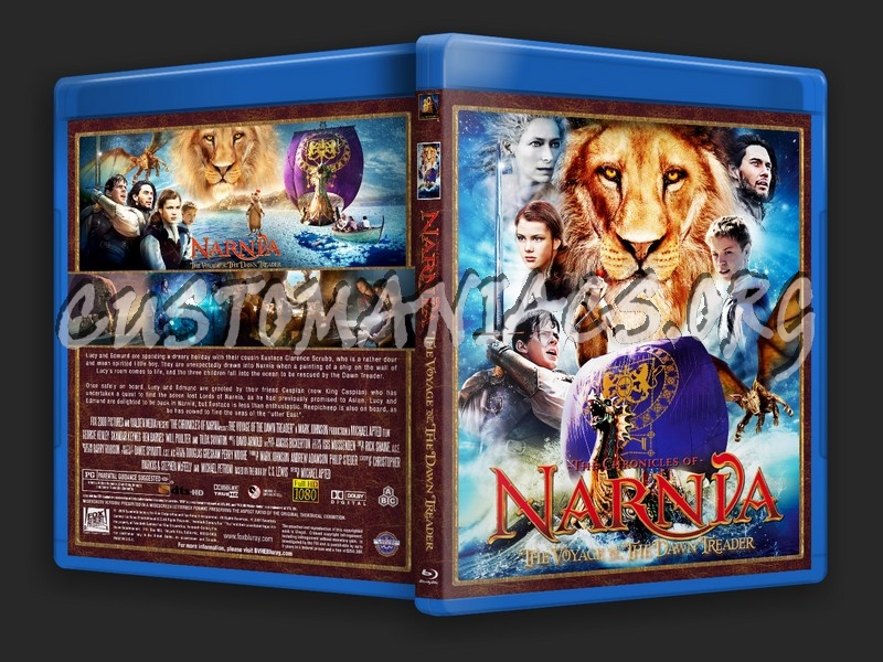 The Chronicles Of Narnia: Voyage Of The Dawn Treader blu-ray cover