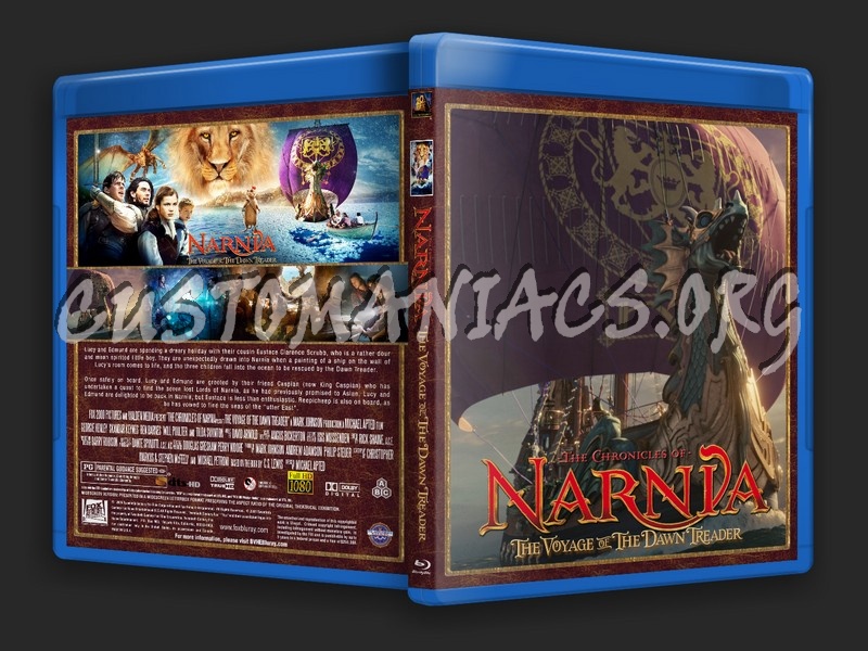 The Chronicles Of Narnia: Voyage Of The Dawn Treader blu-ray cover