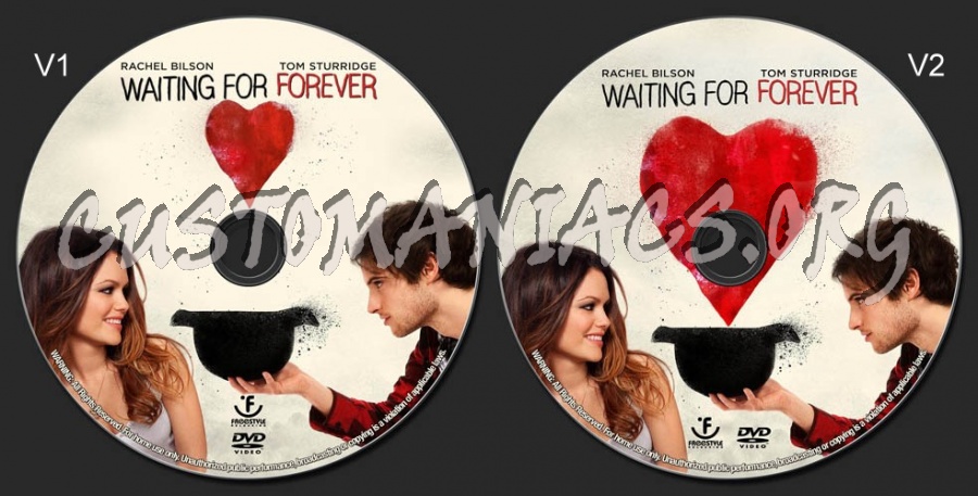 Waiting for Forever dvd label