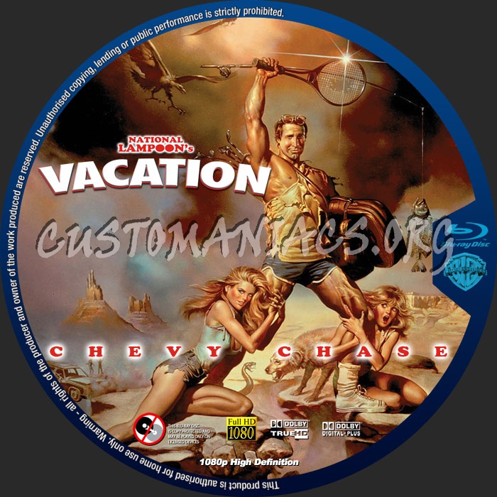 National Lampoon's Vacation blu-ray label