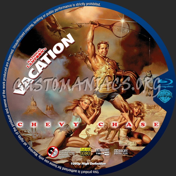 National Lampoon's Vacation blu-ray label