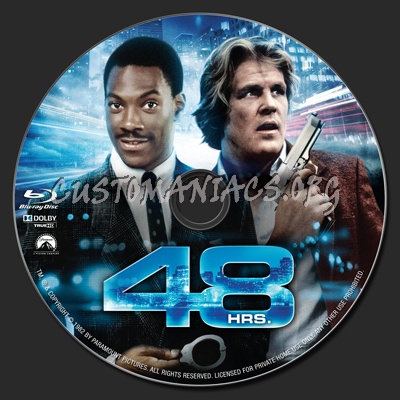 48 Hrs. blu-ray label