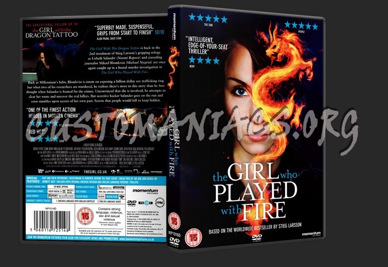 The Girl Who Played With Fire dvd cover
