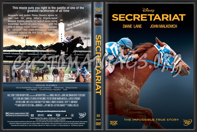 Secretariat dvd cover
