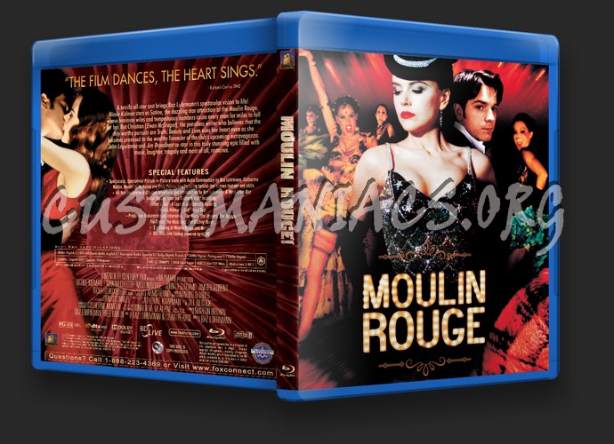 Moulin Rouge blu-ray cover