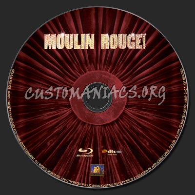 Moulin Rouge blu-ray label