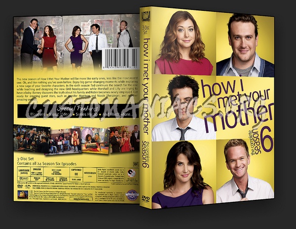 How I Met Your Mother Season 6 dvd cover