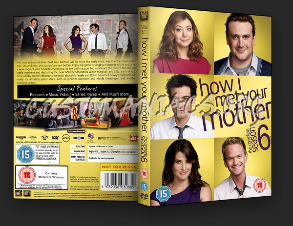 How I Met Your Mother Season 6 dvd cover