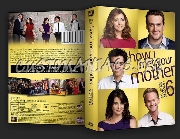 How I Met Your Mother Season 6 dvd cover