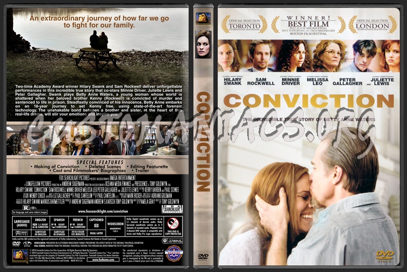 Conviction dvd cover