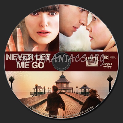 Never Let Me Go dvd label