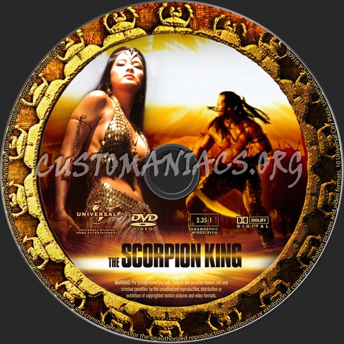 The Scorpion King dvd label