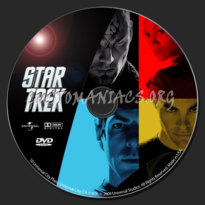 Star Trek dvd label